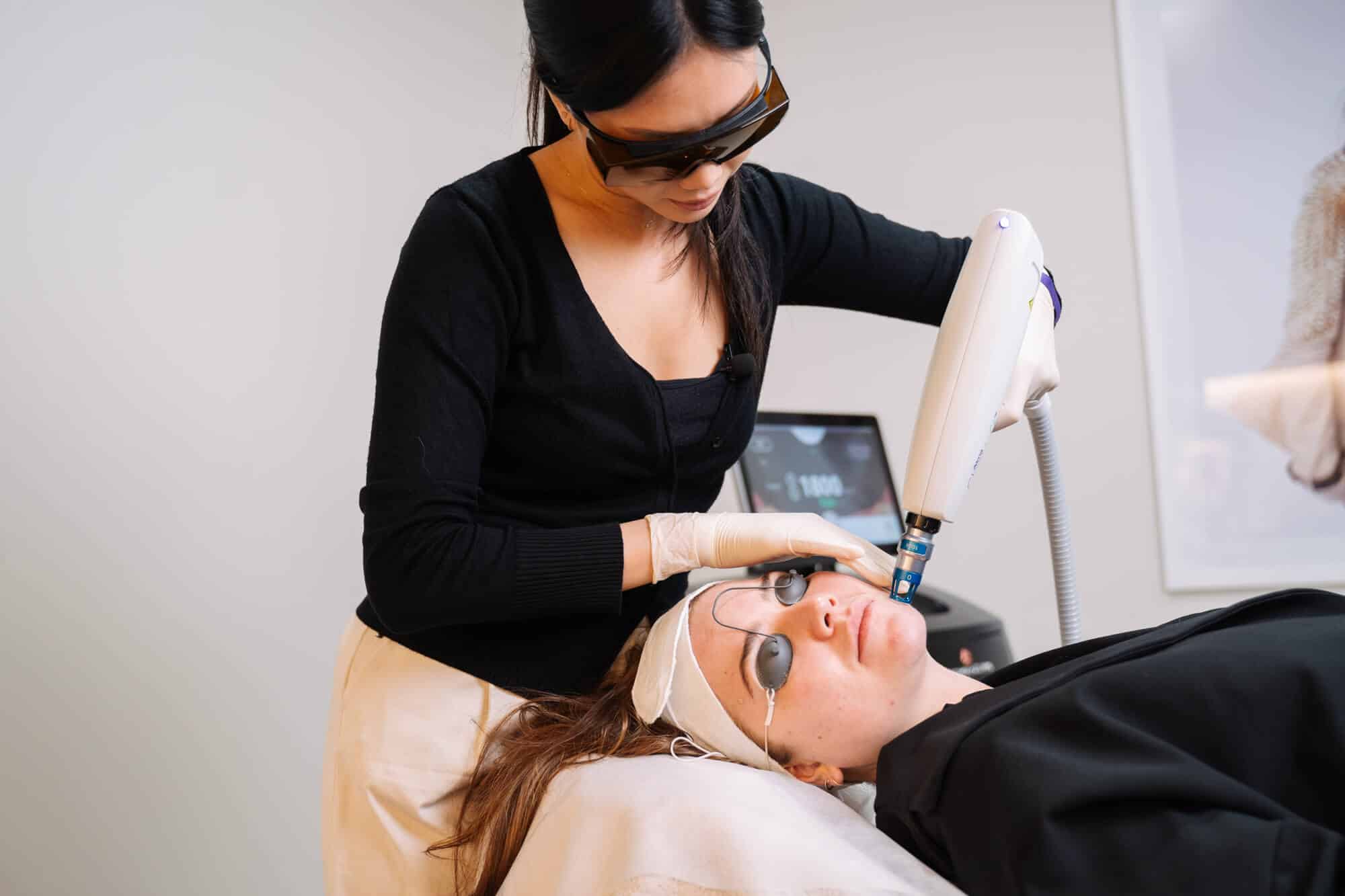 Erbium laser for skin resurfacing at Contour Clinics