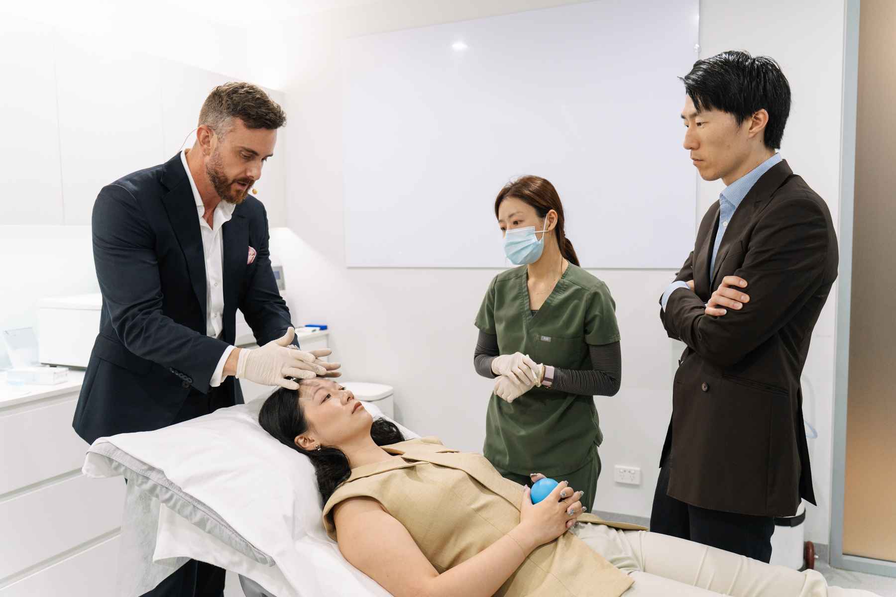 Forehead dermal filler sydney and brisbane